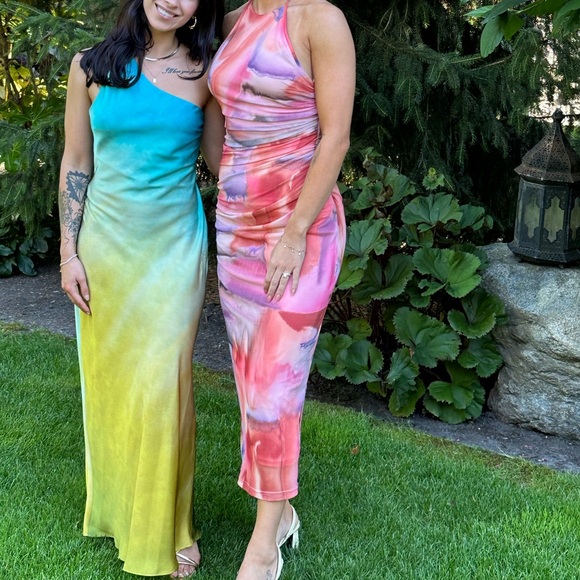 Zara printed halter dress - Picture 2 of 3